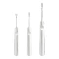 QJH 3Pcs Leather Edge Skiving Beveler Craft Keen Edge Cutting Grooving Tool, Leather Burnishing Tool for Leather Crafting Work. 