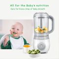 SUMGOTT Baby Food Maker - 4 in 1 Baby Food Steamer and Blender with Steaming, Blending, Defrosting and Heating. 