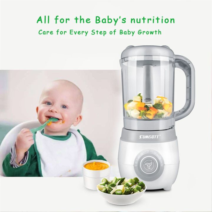 SUMGOTT%20Baby%20Food%20Maker%20-%204%20in%201%20Baby%20Food%20Steamer%20and%20Blender%20with%20Steaming,%20Blending,%20Defrosting%20and%20Heating%20-%20Image%205