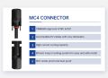 Full Size 1500 Volt Jinko MC4 Connector Solar Connector Pure Copper Lugs. 