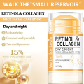 Retinol and Collagen Neck and Face Firming Cream, Firming Neck Cream Stick with Hyaluronic Acid, Moisturizing Formula, Suitable for Men and Women. 