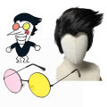 Anime Spamton Cosplay Glasses Spamton Wig Heat Resistant Synthetic Wigs. 