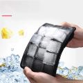 4/6 Grid Big Ice Tray Mold Giant Jumbo Large Food Grade Silicone Ice Cube Square Tray Mold DIY Ice Maker Ice Cube Tray.