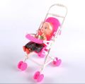 Barbie doll with pram stroller toy for Girls Pink and white Color movable wheel (Aizal Mall) Best Quality 100%. 