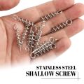 Spinpoler Corkscrew Stinger Rig Hook Double Treble Pike Bass Fishhook High-Carbon Steel For Soft Lure Fishing Equipment.