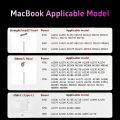 MacBook 45W 60W 85W Magsafe 1/2 Magnetic Charging for MacBook Air/Pro A1466 A1278 A1502 A1398 A1286 Power Adapter Fsat Charger. 