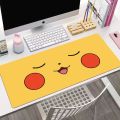 Anim Pokémon Pikachu  Leather Mouse Pad Pokémon Gaming Extra Large Gaming Keyboard Desktop Pad Children's Writing Table Mat. 