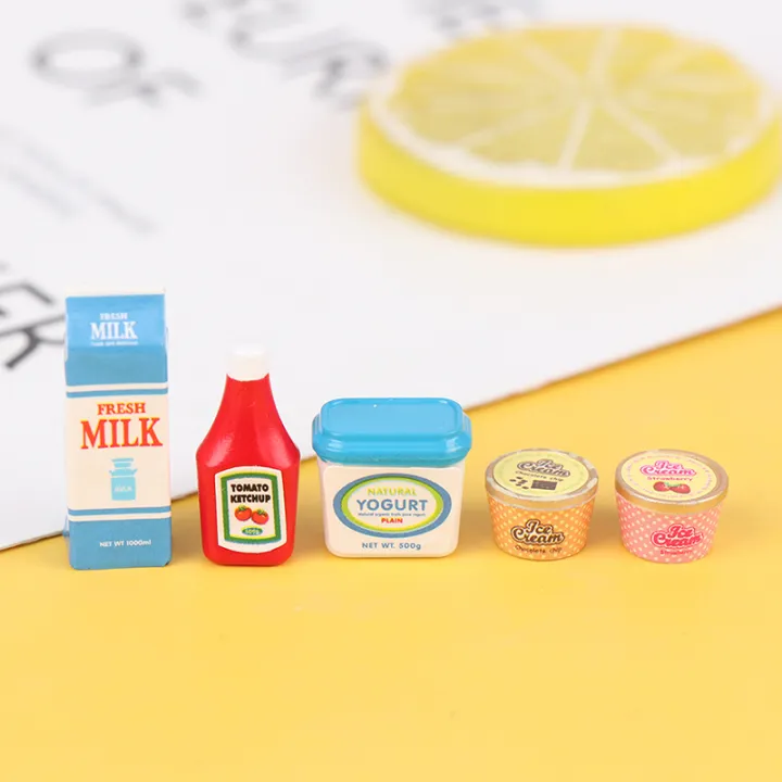 5Pcs/Set%201:12%20Dollhouse%20Miniature%20Food%20Mini%20Tomato%20Sauce%20Iced%20Yogurt%20Dolls%20Kitchen%20Toy%20-%20Image%205