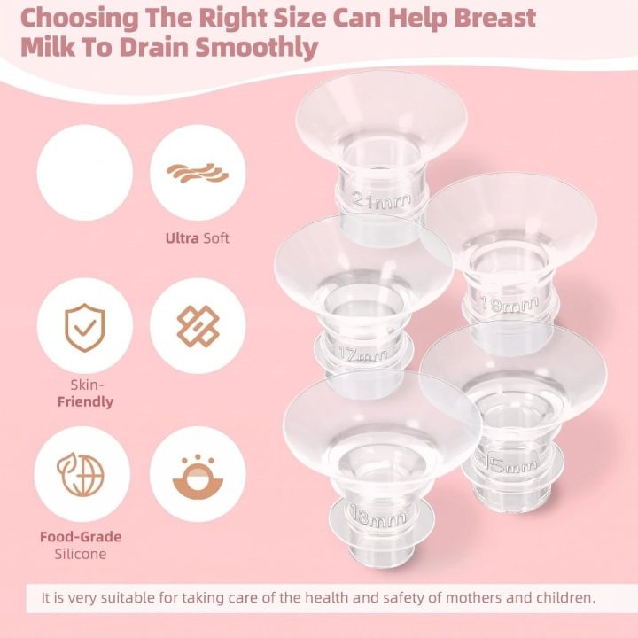 Flange%20Sizing%20Kit%20with%2010PCS%20Flange%20Inserts%2013/15/17/19/21mm,%20Nipple%20Measurement%20Tool,%20Silicone%20Breast%20Pump%20Flange%20Insert%20Kit%20-%20Image%204