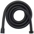 Black/silver Extendable Garden Hose SUS 304 Flexible Shower Long Bathroom Pipe Extension Water Pull Accessories Hoses Pipes Home. 