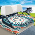 1pc Golf Cart Seat Cover Beautiful Large Flower Pattern Practical Golf Car Accessories. 