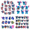 8-22Pcs Disney Stitch Shoe Charms Cartoon DIY Shoes Accessories For Clogs Sandals Decorations Kids X-mas Gifts. 