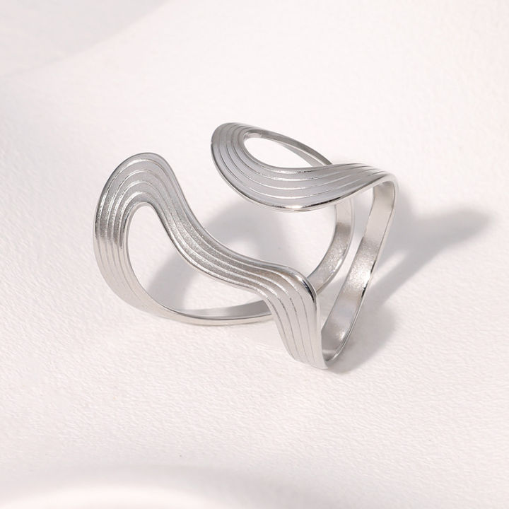Rust%20Proof%20Stainless%20Steel%20Big%20Personal%20Ring%20Stylish%20Creative%20Minimalist%20Metal%20Statement%20Waterproof%20Jewelry%20for%20Women%20-%20Image%205