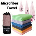 1-pc Microfiber Travel Towel, Quick Dry Towel Super Absorbent Compact Lightweight l for Beach, Gym, Pool, Bath, Yoga, Camping. 