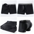 JOCKMAIL Mens Underwear Boxer Mesh Mens Padded Underwear with Hip Pads Men's Boxers Butt Padded Elastic Truncks Enhancement. 