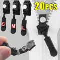3-60Pcs Universal Zipper Repair Kit Quick Instant Detachable Zipper Head Replacement Zipper Slider Pull for 3 Different Size.