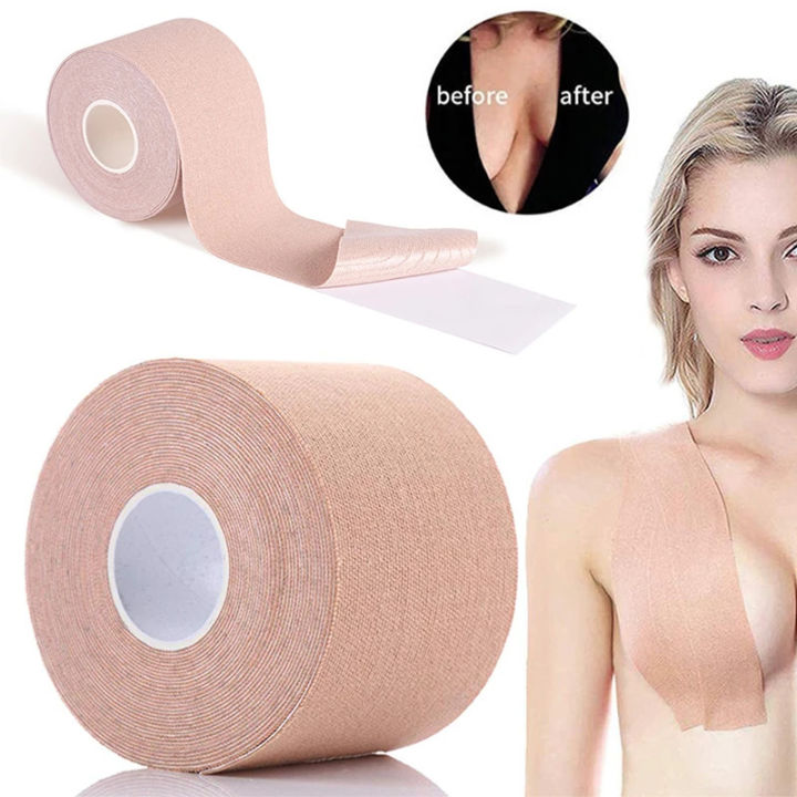 1/3pcs Women'S Cloth Strap Bra Adhesive Invisible Bra Nipple Cover Shirt Breast Lifting Strap Push Up Bra Strapless Pad Adhesive