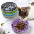 1Pc Silicone Pet Slow Feeder Food Lick Mat  Anti-Slip Lick Bowl for Dogs and Cats. 