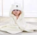 Toddler Bathrobe Infant Bath Towel Boy Girl Blankets Swaddle With Hood Cartoon Coral Fleece Towel Blanket Newborn Kids Bedding. 