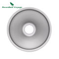 Boundless Voyage Titanium Kitchen Funnel No-Spill Metal Refilling Tool for Liquids, Oil, Wine, Spices 1 Packed Ti3281D. 