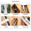5M Cable Manager Data Cable Storage Artifact Velcro Reusable Cable Tie Nylon Free Cut Desk Wire Organizer Cable Binding Tape. 