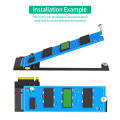 For Rog Ally Handheld Conversion 2230 to 2280 SSD Hard Drive Expansion Board  NVME M-Key M.2 PCIE 4.0 Adapter. 