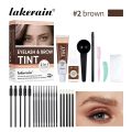High quality Brow Tint Kit private label Eyelash Mascara Eyebrow Tint Dye Semi permanent Eye brow tinting. 