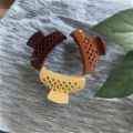high quality net hollowed-out shark acetate accessory hair claw clips || kakra clip ||. 
