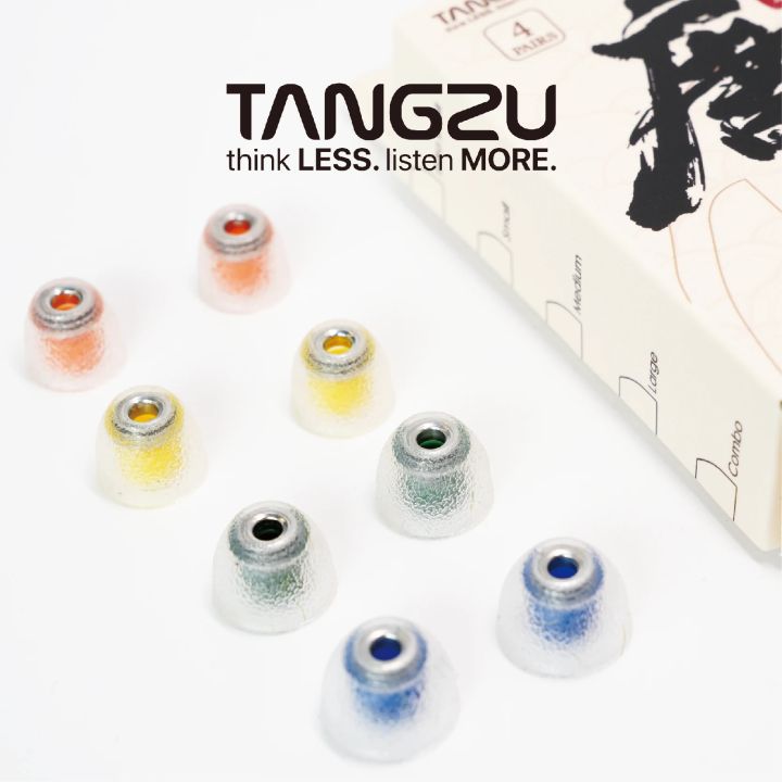 TANGZU Tang Sancai Noble Eartips Liquid Silicone Hybrid Eartips Stainless Steel Edition