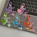 New Candy Color Balloon Dog Keychain for Girls Creative Balloon Dog Phone Chain Key Buckle Accessories Bag Pendant Toys. 