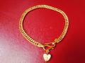 Panchadhatu Heart Charm Bracelet | Handmade 1pc. 