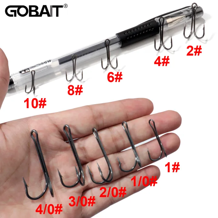 GOBAIT%2010-20Pcs%20Double%20Fishing%20Hook%20Carbon%20Steel%20Crank%20Barbed%20Anti-snagging%20Hooks%20Soft%20Lure%20Kit%20Tackle%20Box%20Pesca%20Twin%20Fishhooks%20-%20Image%206