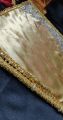 handmade customized beautiful Royal wedding invitation full Royal scroll style fabric invitation. 