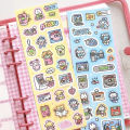 Korean Cartoon Cute Kawaii Graffiti Hand Drawn Rabbit Sticker Hand Account Photo Planner Diary Scrapbook DIY Decorative Stickers.