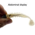 BURLE 10cm 15.5g 13cm 26g T Tail Soft Lure Jig Head Soft Fishing Lure With Barbed Hook.