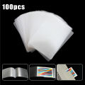 100pcs Thermal Laminating Film PET For Photo/Files/Card/Picture Lamination Pouch Laminator Hot Laminator Film.