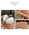 Cute Warm Ankle Boots Winter Women's Bow Warmth Plush Bow Cotton Shoes 2024 New Waterproof Down Cloth Short Barrel Snow Boots.