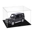 Acrylic Display Case Figures Storage Box Clear Small Assemble Dustproof Showcase for Building blocks ,Toy Dolls,Car Model.