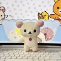 12cm Cute Rilakkuma Korilakkuma Plush Toy Cartoon Brown Beige Bear Stuffed Doll Adorable Plushies Birthday  For Girl. 
