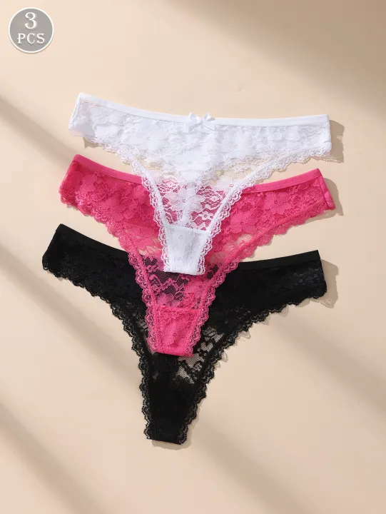Awesomea%203Pcs%20Women%E2%80%99s%20Lace%20Bow%20Underwear%20%E2%80%93%20Soft%20Comfortable%20Low%20Waist%20Panties%20%E2%80%93%20Breathable%20Stretchy%20Seamless%20Lightweight%20Briefs%20-%20Image%204