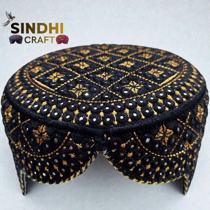 Sindhi%20Topi%20Classic%20Embroidery%20Cap%20%E2%80%93%20Traditional%20Cultural%20Wear%20%7C%20New%20Edition%202026%20-%20Image%205