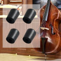 4 Pieces Double Bass Endpin  Tips Floor Friendly Cello Endpin Stoppers Anti Slip String Instrument End Cap Protectors. 