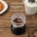 1Pc Universal Coffee Tamper & Distributor - Food Grade ABS Espresso Tool, Rotary Powder Dosing Ring for Moka Pot Leveler.