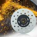 4-Inch/100mm Rock Slabs Cutting Disc Porous Widened Diamond Grinding Disc Cut-Off Wheel Ultra-thin Saw Blade for Angle Grinder. 
