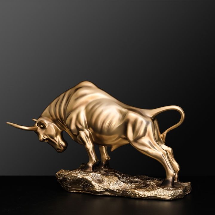 Wall%20Street%20Charging%20Bull%20Sculpture,%20Resin%20Bull%20Figurines%20European%20Style%20Home%20Decor%20Bull%20Statue%20-%20Image%202
