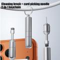 Phone Card Ejector Tool Removal Pin Precision Needle Cleaning Brush Headphone Jack Charging Port Tablet Repair. 