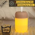 Top-Tier Option - Yellow light mini humidifier USB driven mist spray - Reliable Accessory - Professional Quality.