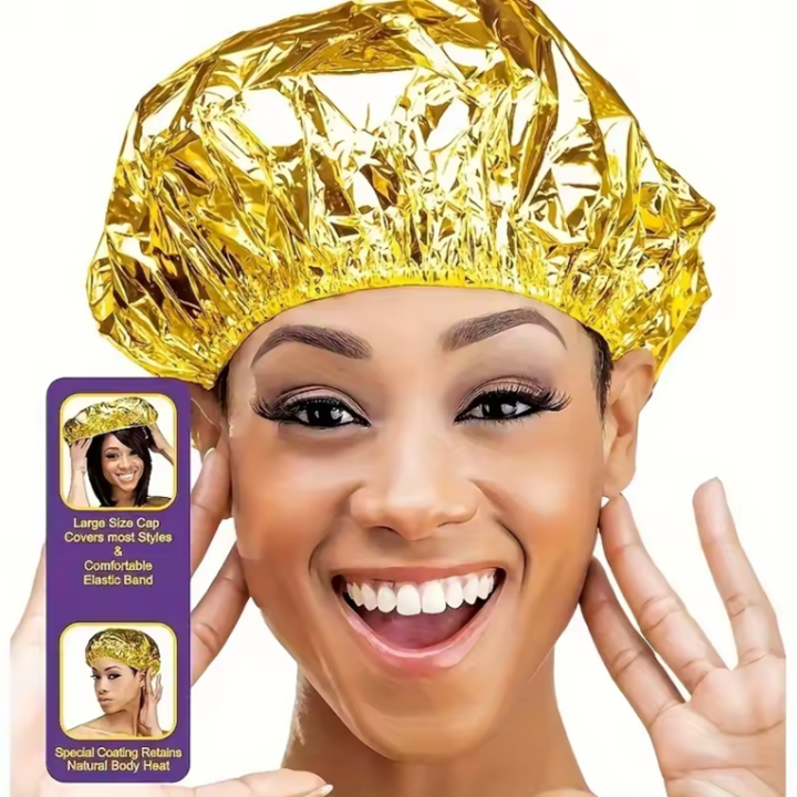 2pcs/5pcs%20Tin%20Foil%20Heated%20Shower%20Cap%20For%20Deep%20Conditioning,%20Reusable%20Heating%20Cap%20For%20Salon%20And%20Home%20Use%20-%20Image%202