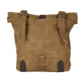 Satchel Vintage Motorcycle Side Bag Waterproof Oil Wax Canvas Hanging Bag for Small E-bike Hanging Toolkit. 