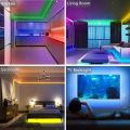 TUYA LED Strip Light Smart Wifi RGBIC Dreamcolor Ribbon Lighting USB 5V WS2812B Addressable Light Lamp Support Alexa  lightify. 